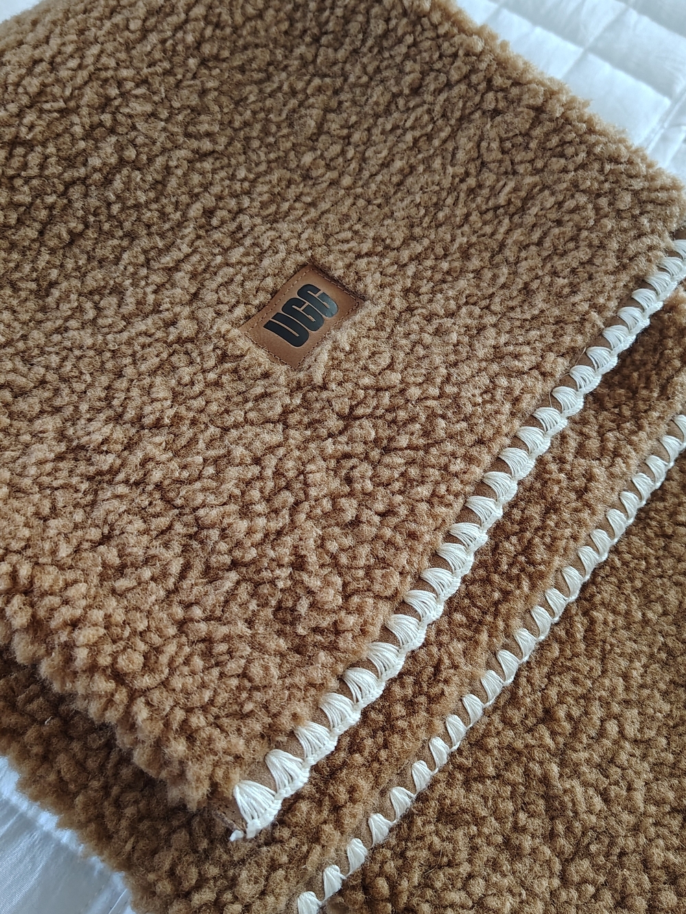 UGG Chestnut Sherpa Scarf